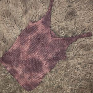 AE purple tie dye tank
